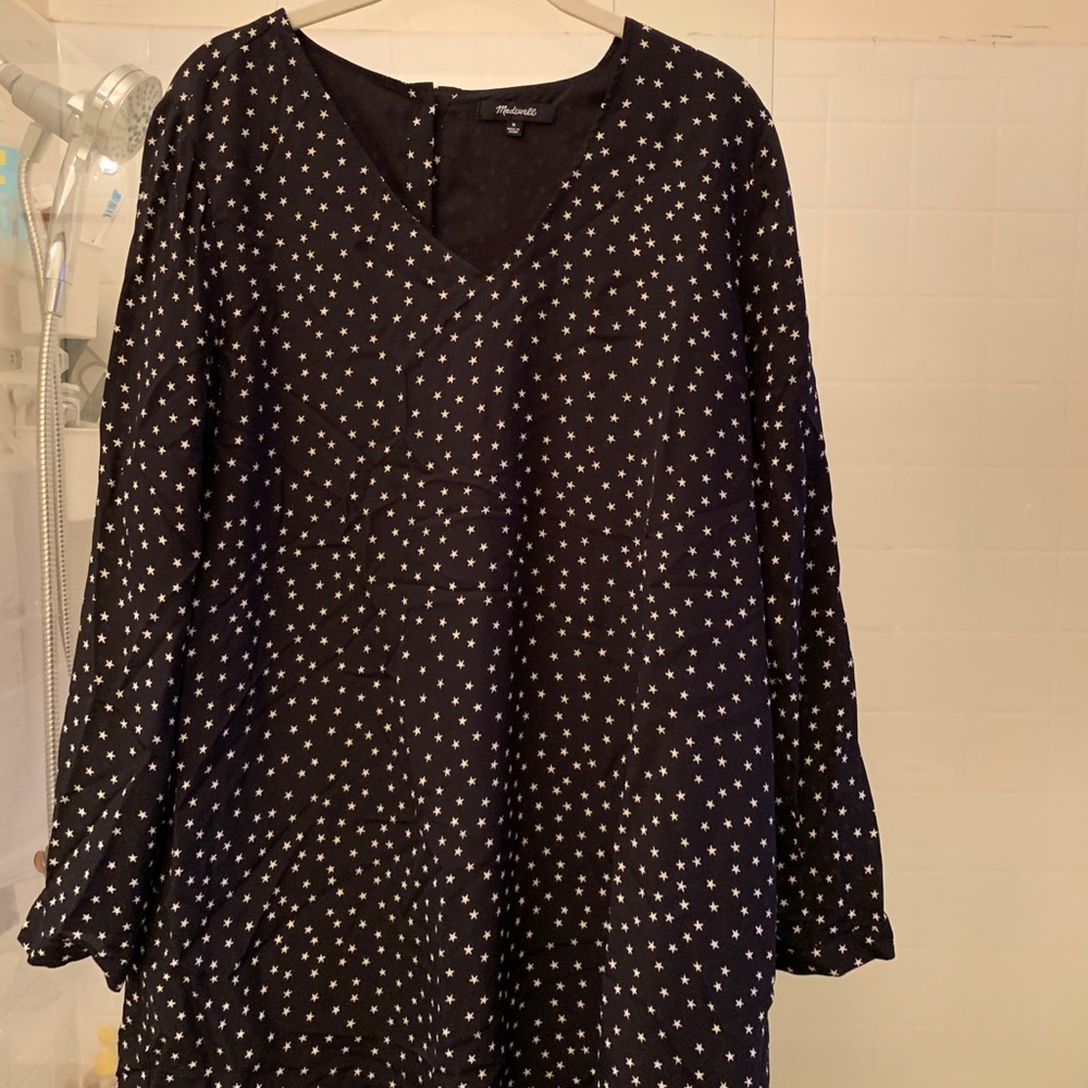 madewell black star dress